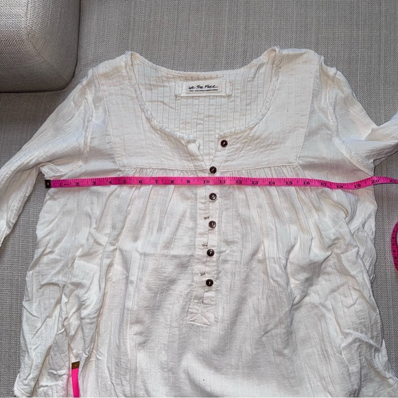 We The Free Long Sleeve Tunic Top Cream - Picture 8 of 8
